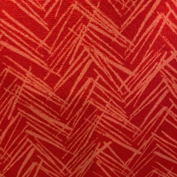 Magnolia Grace Orange Chevron design dress - Picture 7 of 7